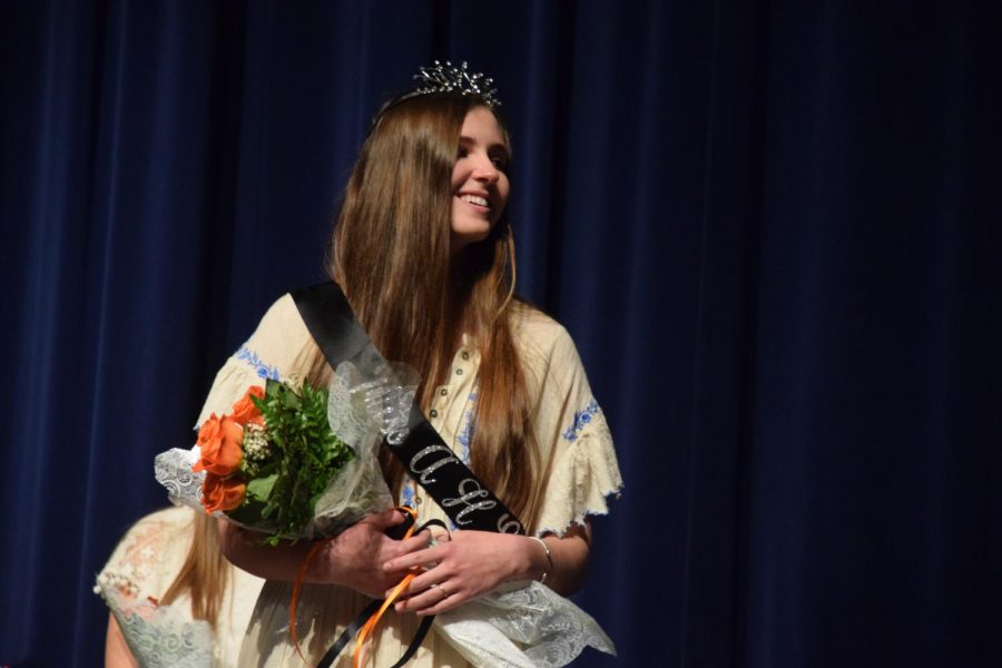 Sarah Morehead is titled Miss Aledo High School for the 2018-2019 graduating class.