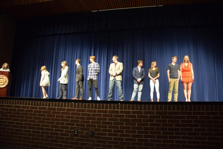 In order- 
Anna Beck- Most likely to Succeed 

Gary Conover- Worst Case of Senioritis 

Charles ‘Bryce’ Deegear- Best Style

Randy Clute- Most Artistic 

Connor Garwacki- Most School Spirit 

Vincent ‘Vinny’ Altieri- Best Smile

Brooke Jones- Most Athletic- tied with Zach Davis

Sarah Mooney- Miss Congeniality

(Not pictured) Mason ‘Ziggy’ Zeigler- Class Clown