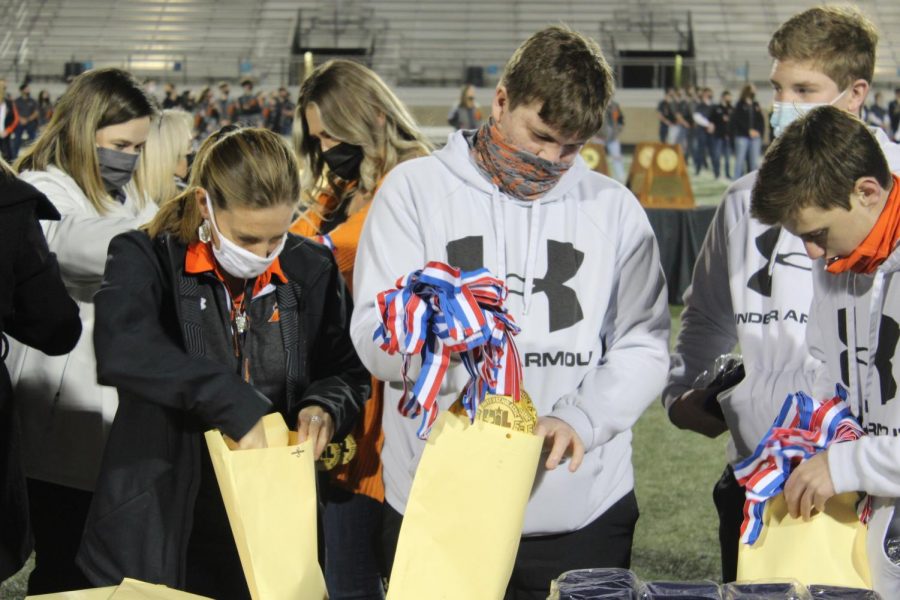 Bearcats+Receive+Medals+For+State+Win