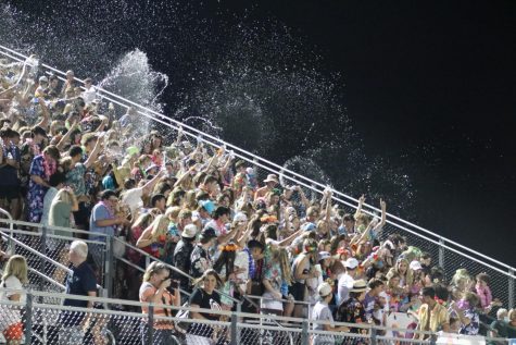 Student Section at the homecoming game 