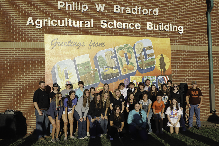 “Painting the Past” Mural Created by the FFA Committee