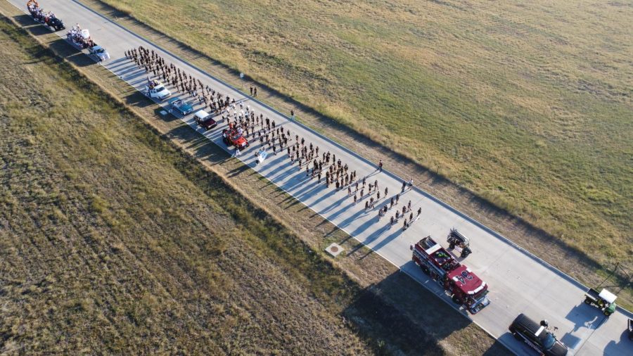 The homecoming parade was held behind the school Monday, Oct. 3.