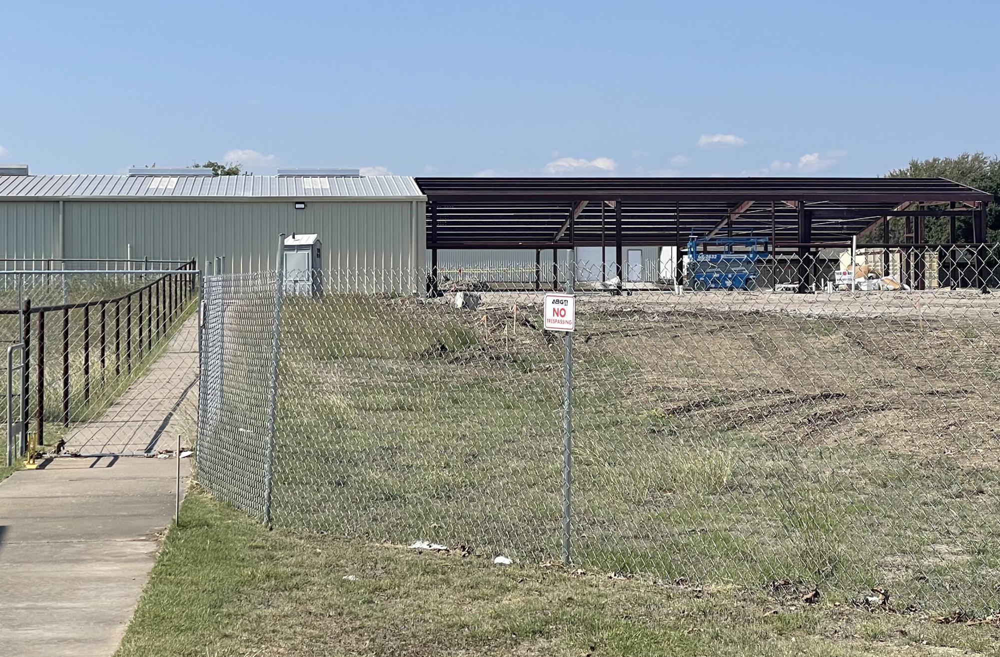 Construction is underway for the new addition of the agriculture building expected to open in Spring 2025. 