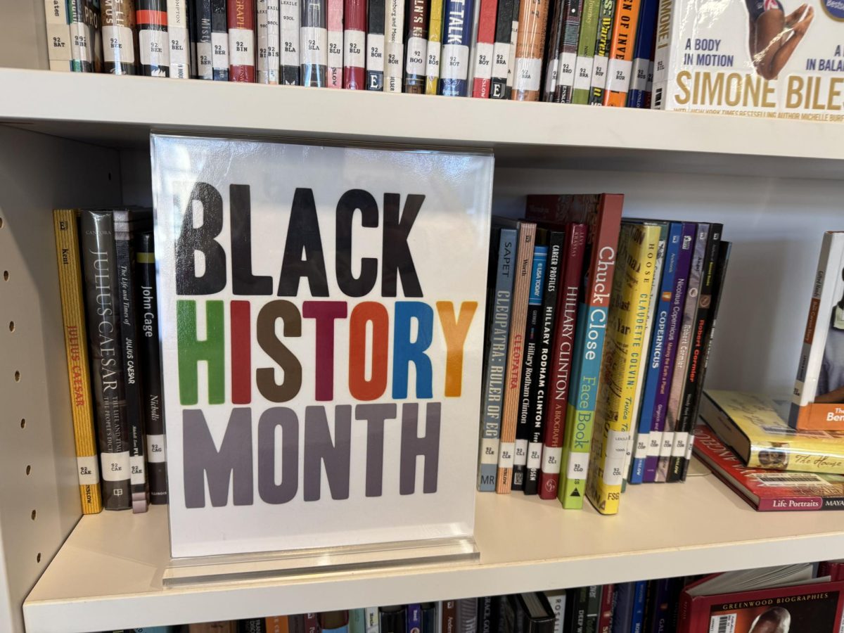 BLACK HISTORY MONTH
To highlight the Black voices that have impacted culture and history, the Daniel Ninth Grade librarian aide Lisa Dansie set up a display to honor Black History Month this February. 